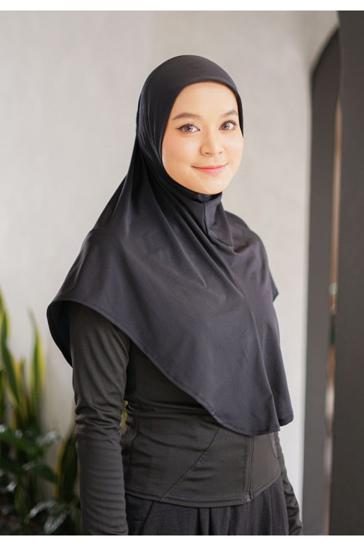 Tasya Hijab Sporty Black